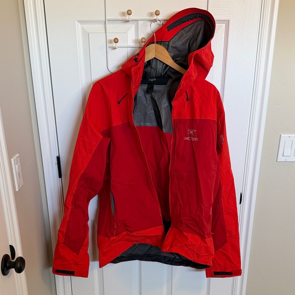 Arc'teryx Vibrant Red Hooded Jacket